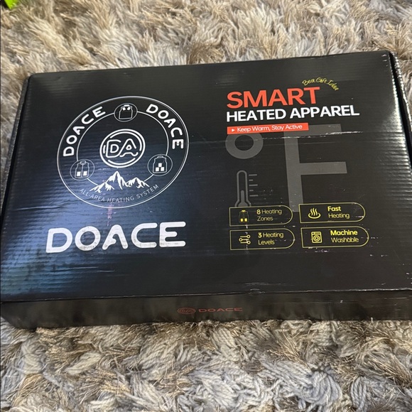 DOACE Heated Vest in Navy Blue Battery not included - Picture 4 of 4
